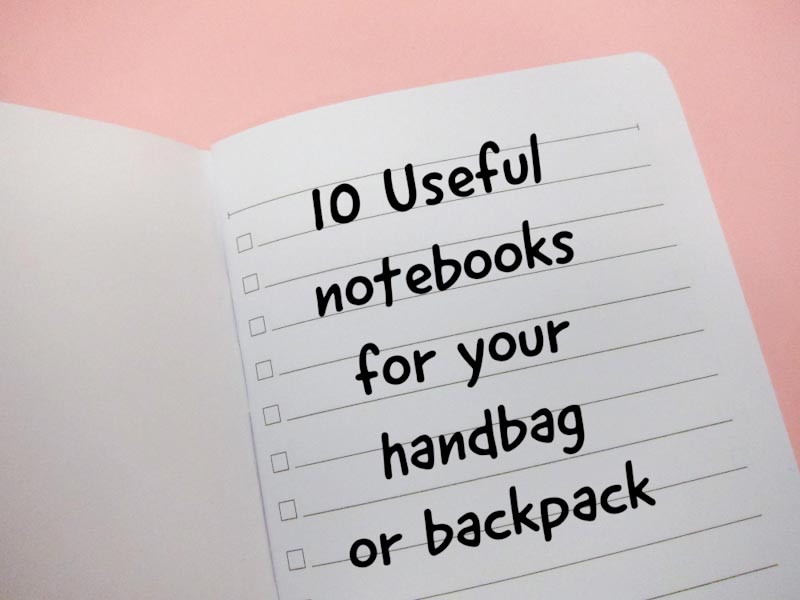 Notebooks for your handbag or backpack